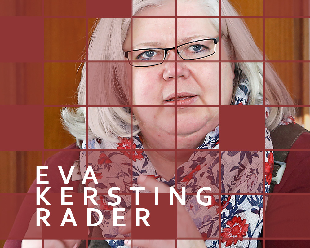 Ausschnitt der Ausstellung mit Eva Kersting Rader