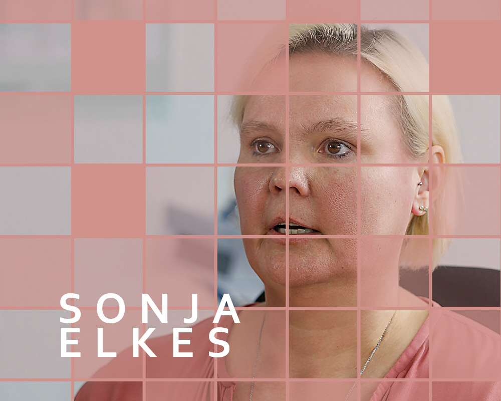 Ausschnitt der Ausstellung mit Sonja Elkes