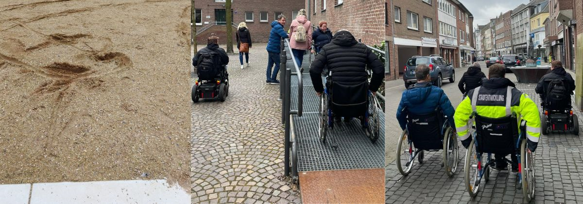 Rollstuhlfahrer*innen in Emmerich