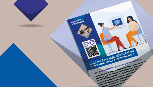 Titelseite eines Infoblattes vom MSi zum Thema Geburt