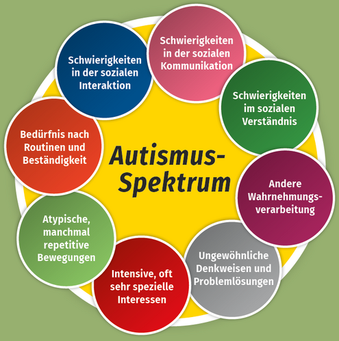Grafik Autismus-Spektrum