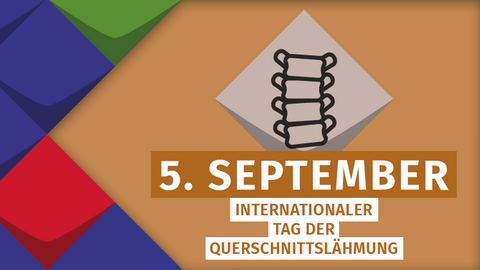 5. September: Internationaler Tag der Querschnittlähmung