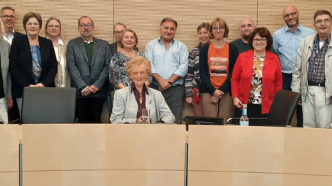 Mitglieder des Beirates für Menschen mit Behinderungen bei der ersten Sitzung in Ratingen