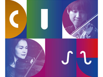 oben rechts: Shih-Hsiang (Andy) Chen, unten links: Valentina Resnyanska; verschiedene Formen mit bunten Farben