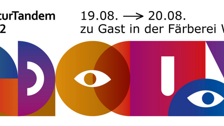 Kulturtandem 2022, 19.08. bis 20.08. zu Gast in der Färberei Wuppertal; verschiedene Formen in bunten Farben