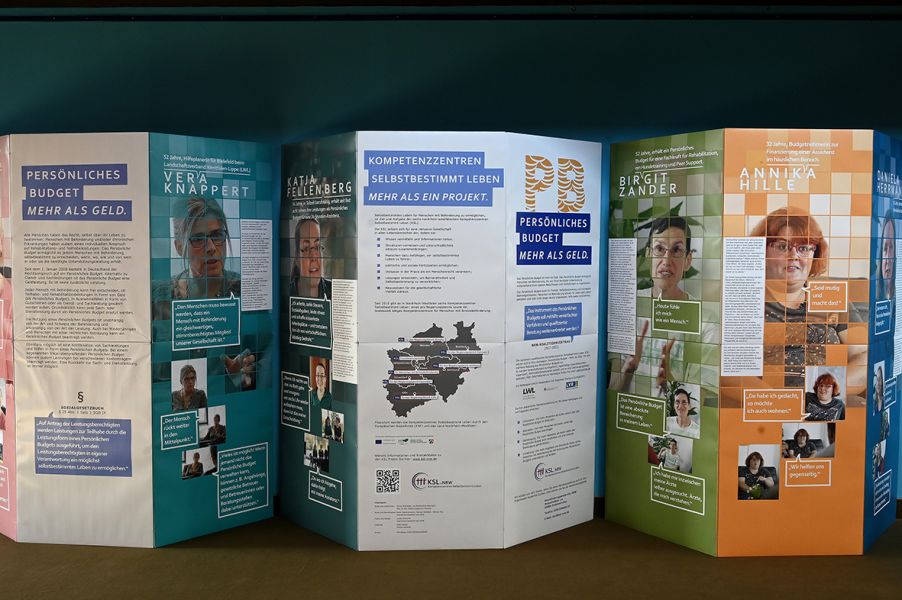 Wanderausstellung zum Persönlichen Budget vor Ort