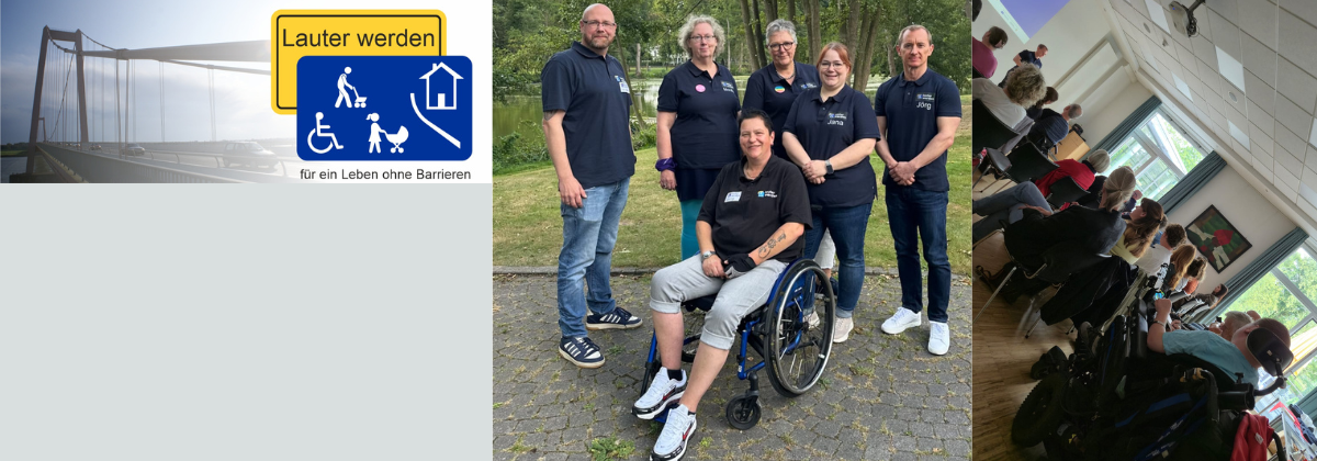 v.l. Lauter werden - für ein Leben ohne Barrieren; Referent*innen des Expertentages; Teilnehmer*innen des Expertentages