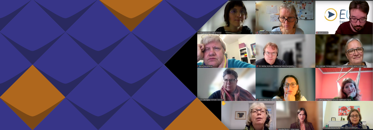 Einige Teilnehmer*innen des Netzwerktreffens per Videokonferenz