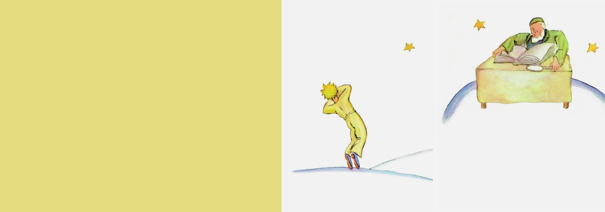 Bilder aus dem Buch "Der kleine Prinz"