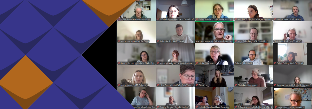 Teilnehmer*innen des Vernetzungstreffen per Videokonferenz