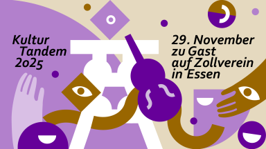 KulturTandem 2025, 29. November zu Gast auf Zollverein in Essen
