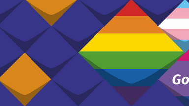 Die Kacheln des KSL mit den Farben von LSBTIQ