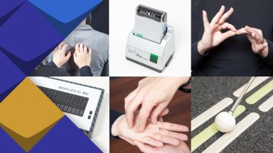 Verschiedene Kommunikationsformen und Hilfsmittel für Menschen mit Sinnesbehinderung