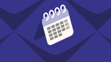 Das Bild zeigt einen Kalender mit einem fiktiven Datum. Dieser steht als Symbil für einen Termin.