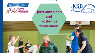 Plakat Übungsleiter Fortbildung Olsberg