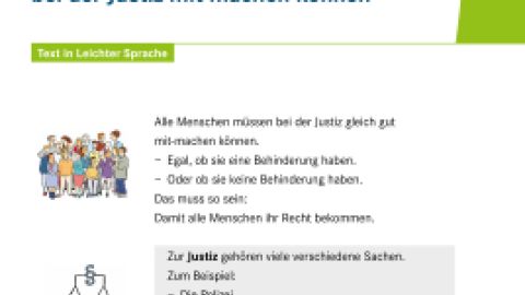 Zugang zu Justiz - Hrg. Dt. Institut für Menschenrechte