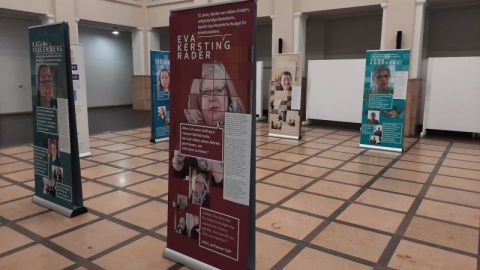 Elemente der Wanderausstellung zum Persönlichen Budget