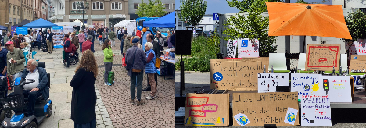 Aktionstage in Wuppertal (links) und Heiligenhaus (rechts)