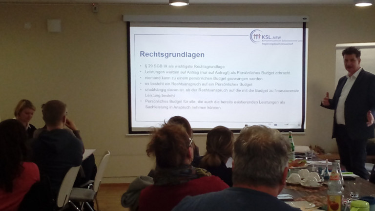 Schulung zum Persönlichen Budget
