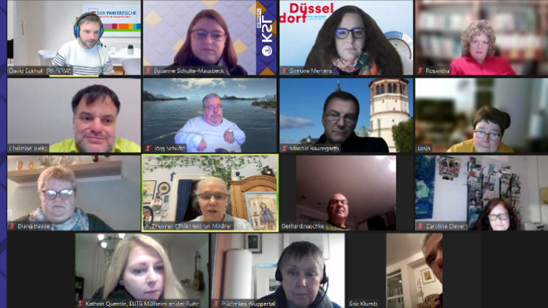 Teilnehmer*innen der Online-Seminars "Erfolgreich an Online-Veranstaltungen teilnehmen"