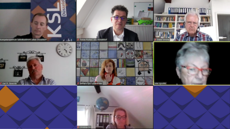 Teilnehmer*innen des Austauschforums für Behindertenbeiräte