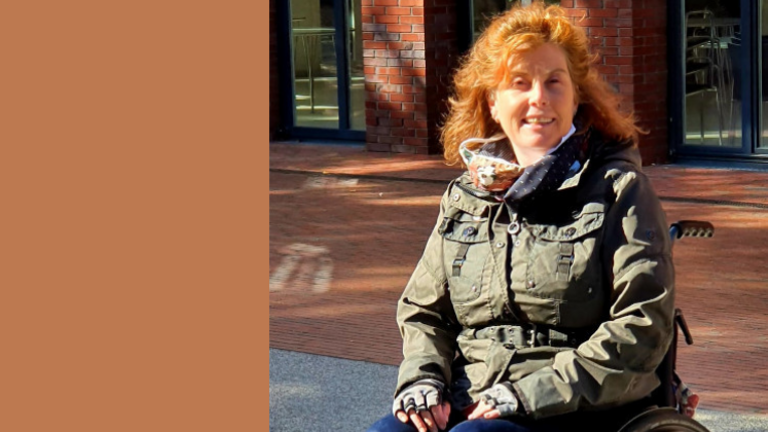 Portraitbild von Sanna Meinke, Mitglied des Behindertenrates Düsseldorf