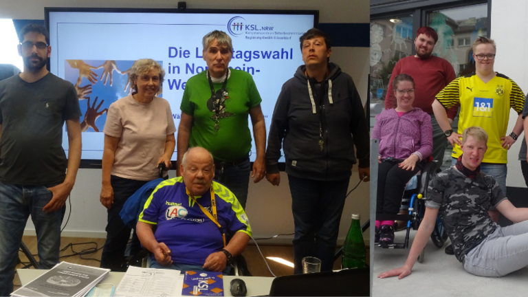 Teilnehmer*innen der Seminare "Landtagswahl ohne Doktorsprache"