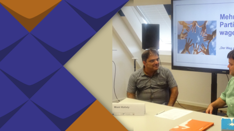 Ein Teilnehmer des Seminars; Christian Jurko vom KSL Düsseldorf