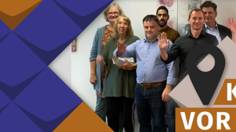 Bild: von links nach rechts: Iris Colsman, Margarete Usher, Christian Jurko, Abbas Reslan, Jörg Rodeike, Tobias Fischer, Ellen Dieball, Susanne Schulte-Mausbeck