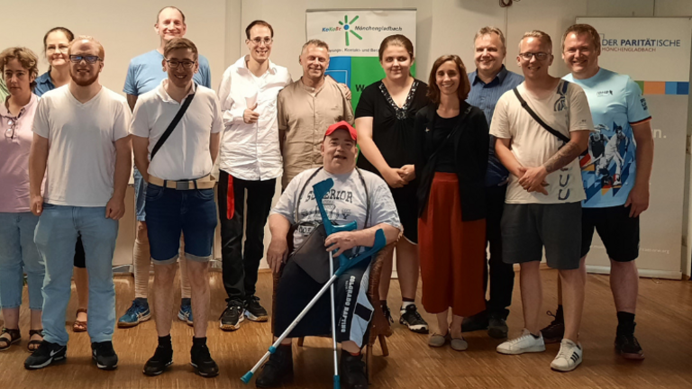 Teilnehmer*innen des Infotages in Mönchengladbach