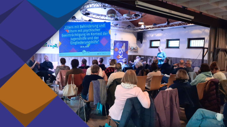 Blick in den Saal, Fachtag Eltern mit Behinderung in Düsseldorf